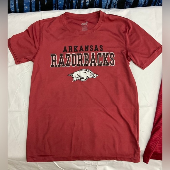 Arkansas Razorbacks Kids Red T-Shirts - Picture 3 of 6